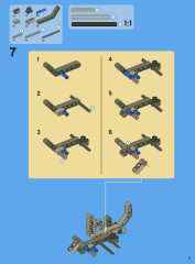 LEGO 8051 instructions page 5 – build guide