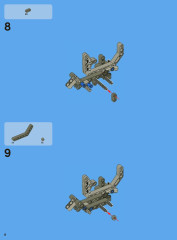 LEGO 8051 instructions page 6 – build guide