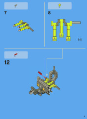 LEGO 8051 instructions page 9 – build guide