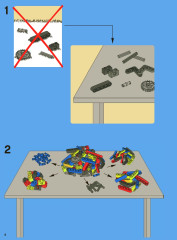 LEGO 8052 instructions page 4 – build guide