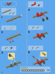 LEGO 8052 instructions page 54 – build guide
