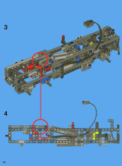 LEGO 8052 instructions page 58 – build guide