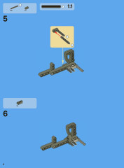 LEGO 8052 instructions page 6 – build guide