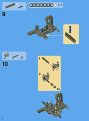 LEGO 8052 instructions page 8 – build guide