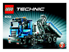 LEGO 8052 instructions page 1 – build guide
