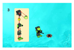 LEGO 8058 instructions page 3 – build guide