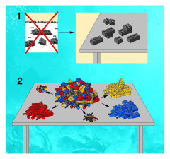 LEGO 8060 instructions page 2 – build guide