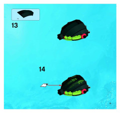 LEGO 8061 instructions page 13 – build guide