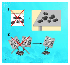 LEGO 8061 instructions page 2 – build guide