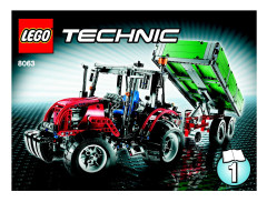 LEGO 8063 instructions page 1 – build guide
