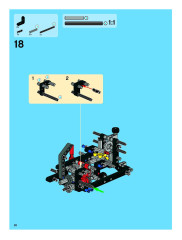 LEGO 8063 instructions page 20 – build guide