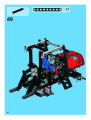 LEGO 8063 instructions page 68 – build guide