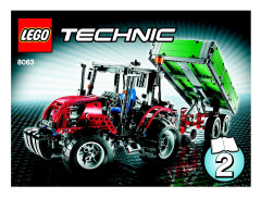 LEGO 8063 instructions page 1 – build guide