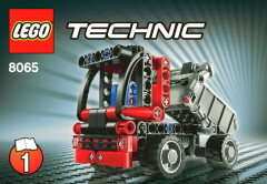 LEGO 8065 instructions page 1 – build guide