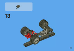 LEGO 8065 instructions page 15 – build guide