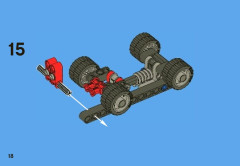 LEGO 8065 instructions page 18 – build guide