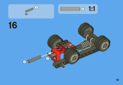 LEGO 8065 instructions page 19 – build guide