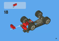 LEGO 8065 instructions page 21 – build guide