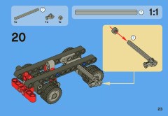 LEGO 8065 instructions page 23 – build guide