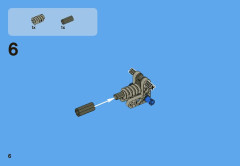 LEGO 8065 instructions page 6 – build guide