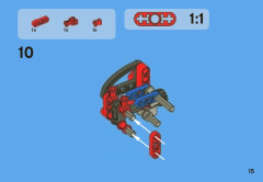 LEGO 8065 instructions page 15 – build guide