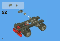 LEGO 8065 instructions page 2 – build guide