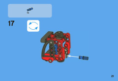 LEGO 8065 instructions page 21 – build guide