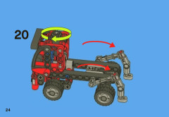 LEGO 8065 instructions page 24 – build guide