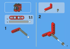LEGO 8065 instructions page 7 – build guide
