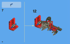 LEGO 8065 instructions page 18 – build guide