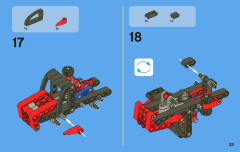 LEGO 8065 instructions page 23 – build guide