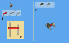 LEGO 8065 instructions page 4 – build guide
