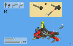 LEGO 8066 instructions page 15 – build guide
