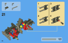 LEGO 8066 instructions page 28 – build guide
