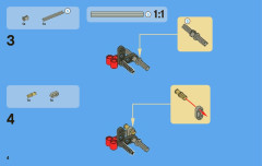 LEGO 8066 instructions page 4 – build guide