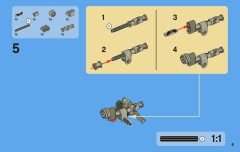 LEGO 8066 instructions page 5 – build guide