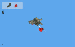 LEGO 8066 instructions page 6 – build guide