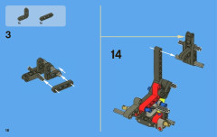 LEGO 8066 instructions page 16 – build guide