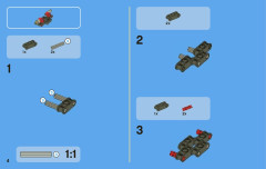LEGO 8066 instructions page 4 – build guide