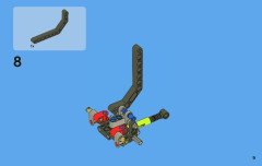 LEGO 8066 instructions page 9 – build guide