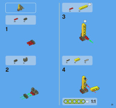 LEGO 8067 instructions page 21 – build guide