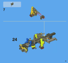 LEGO 8067 instructions page 23 – build guide