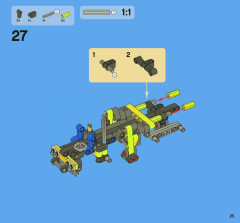 LEGO 8067 instructions page 25 – build guide