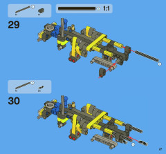 LEGO 8067 instructions page 27 – build guide