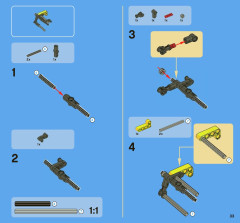 LEGO 8067 instructions page 33 – build guide