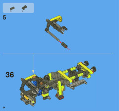 LEGO 8067 instructions page 34 – build guide