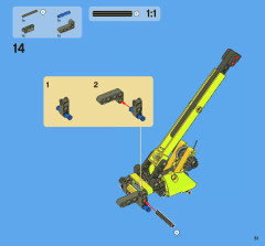 LEGO 8067 instructions page 51 – build guide