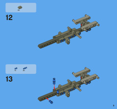 LEGO 8067 instructions page 9 – build guide