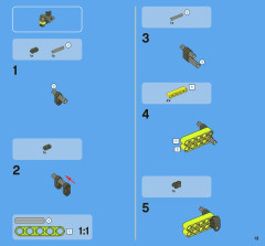 LEGO 8067 instructions page 13 – build guide