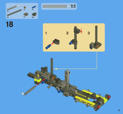 LEGO 8067 instructions page 17 – build guide